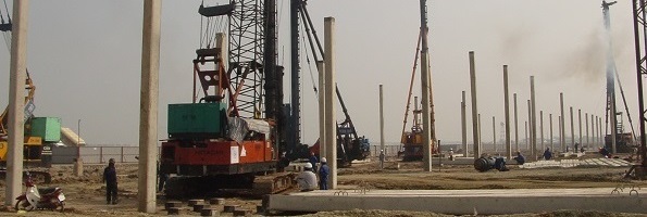 Piling works